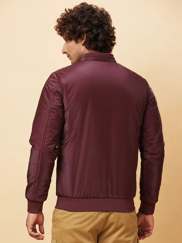 Being Human Mens-Top Jackets Wine