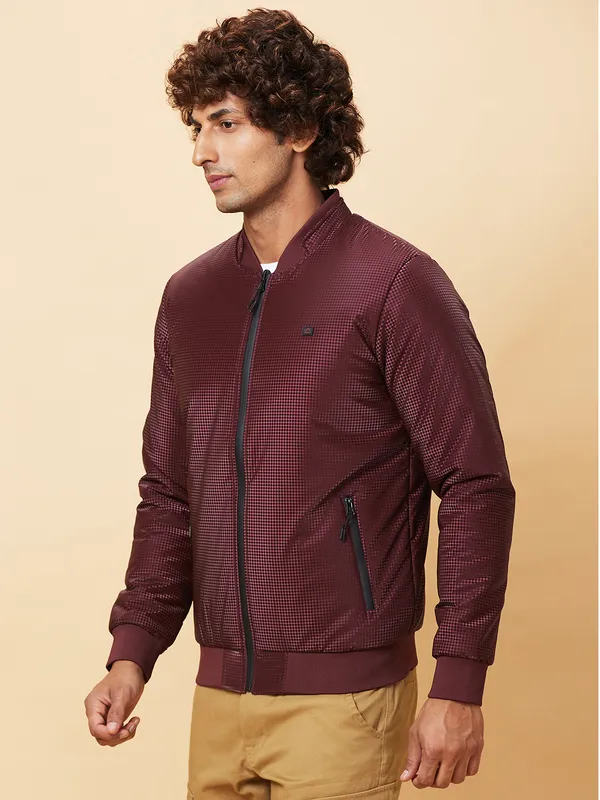 Being Human Mens-Top Jackets Wine