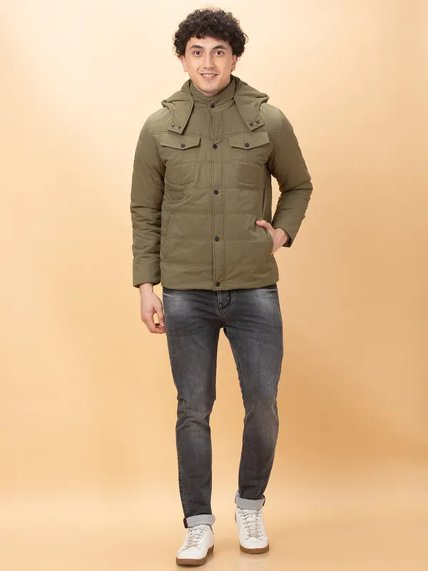 Being Human Clothing Mens-Top Jackets Green