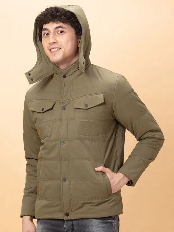 Being Human Clothing Mens-Top Jackets Green