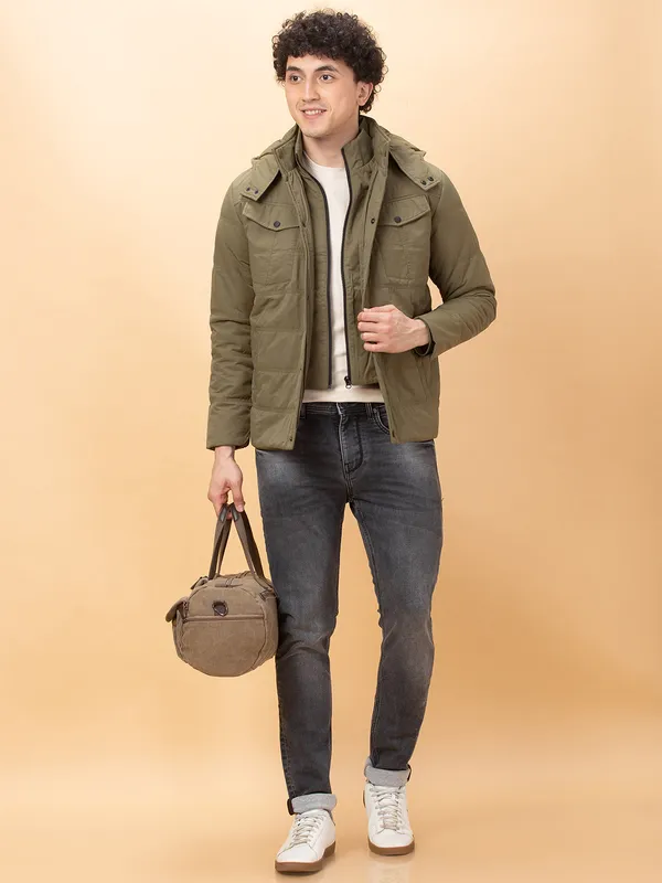 Being Human Clothing Mens-Top Jackets Green