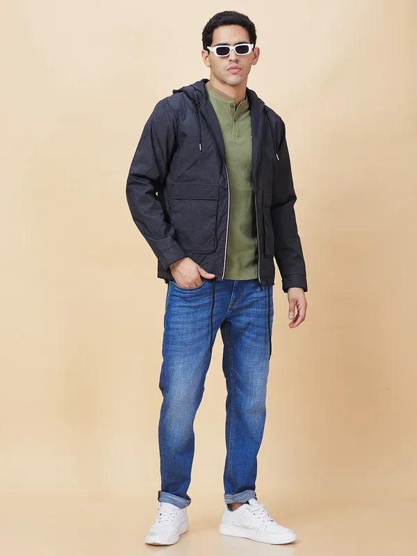 Being Human Clothing Mens-Top Jackets Black