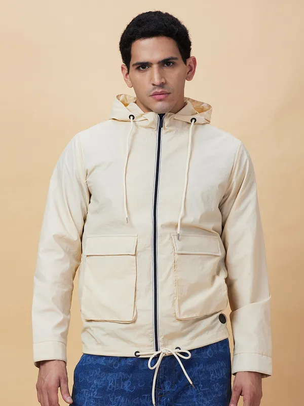 Being Human Clothing Mens-Top Jackets Cream