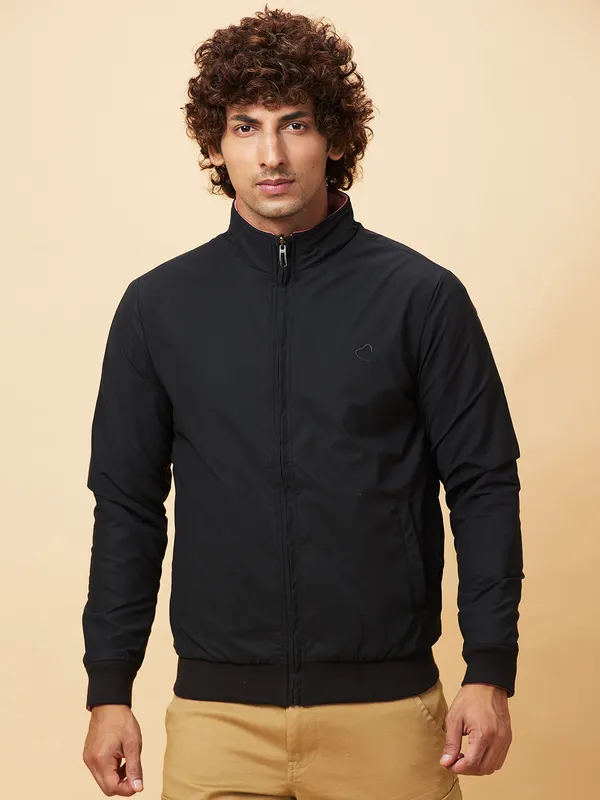 Being Human Clothing Mens-Top Jackets Black