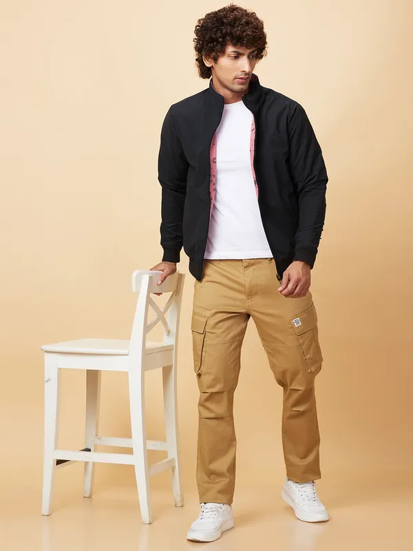 Being Human Clothing Mens-Top Jackets Black
