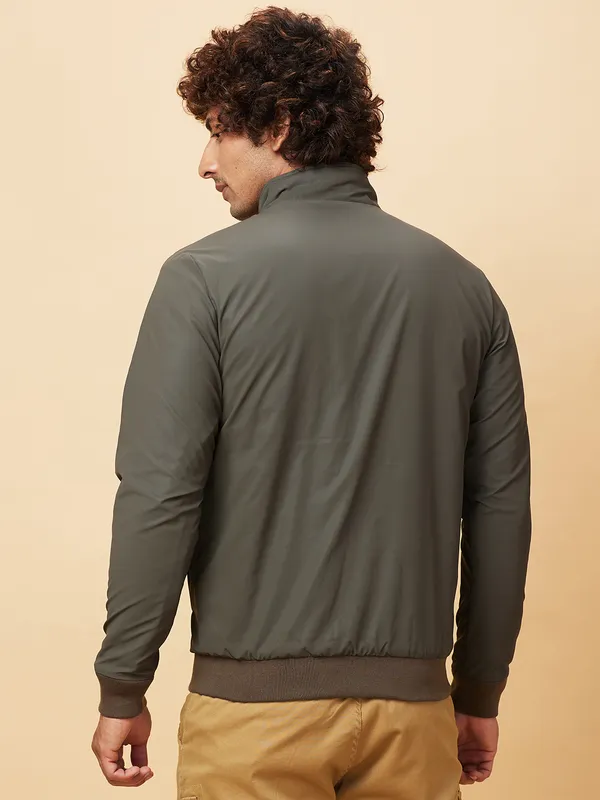 Being Human Clothing Mens-Top Jackets Olive