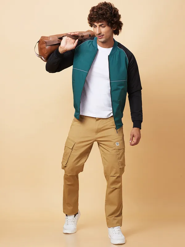 Being Human Clothing Mens-Top Jackets Green