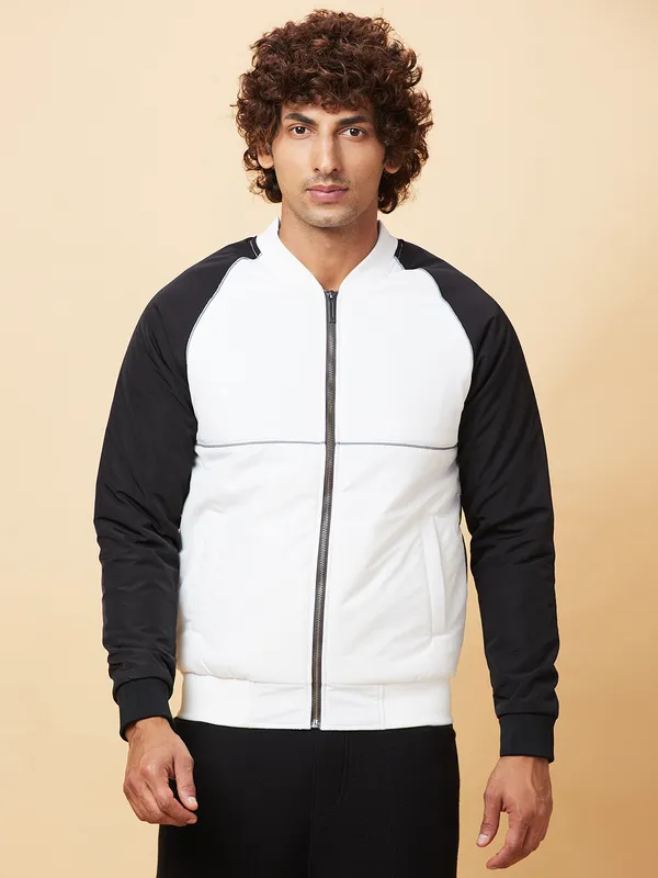Being Human Clothing Mens-Top Jackets Offwhite
