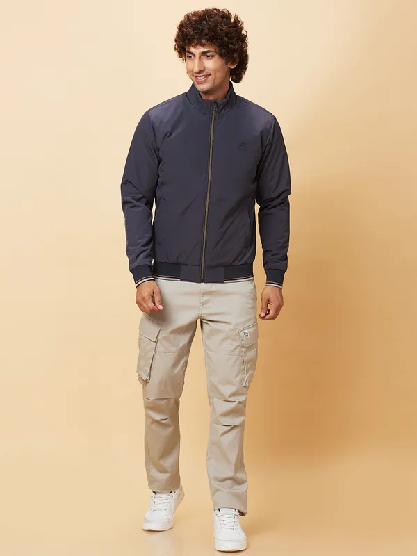 Being Human Mens-Top Jackets Charcoal