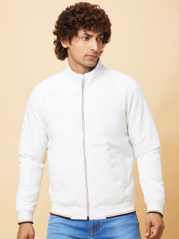 Being Human Mens-Top Jackets White