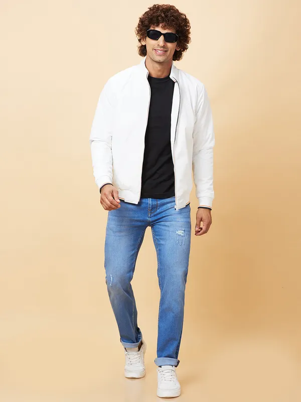 Being Human Mens-Top Jackets White