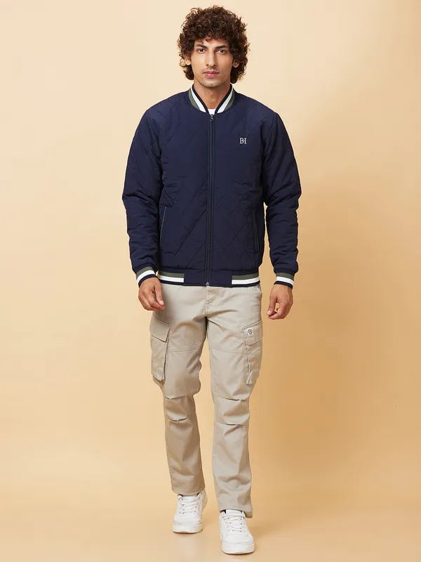 Being Human Mens-Top Jackets Navy