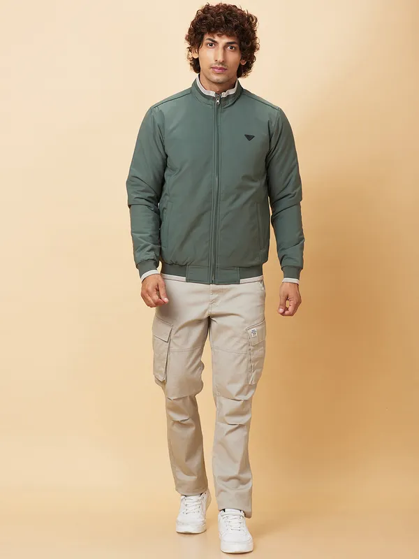 Being Human Clothing Mens-Top Jackets Green