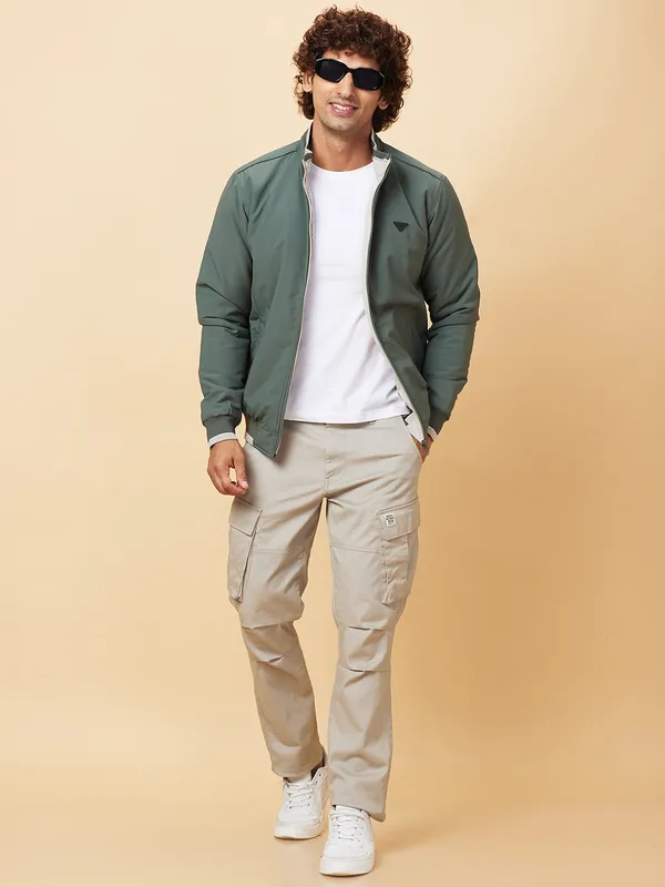 Being Human Clothing Mens-Top Jackets Green