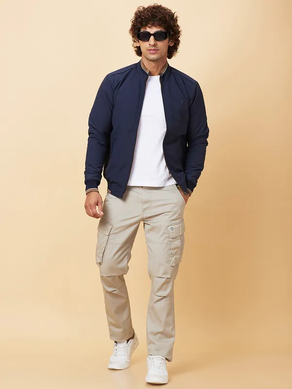 Being Human Clothing Mens-Top Jackets Navy