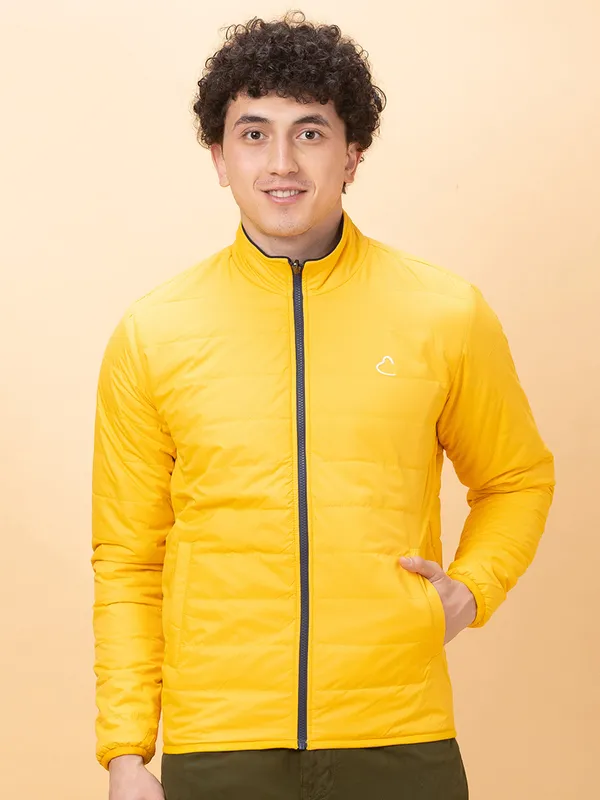 Being Human Clothing Mens-Top Jackets Cream Gold