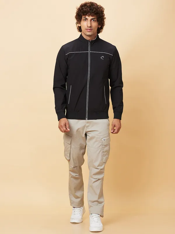 Being Human Mens-Top Jackets Black