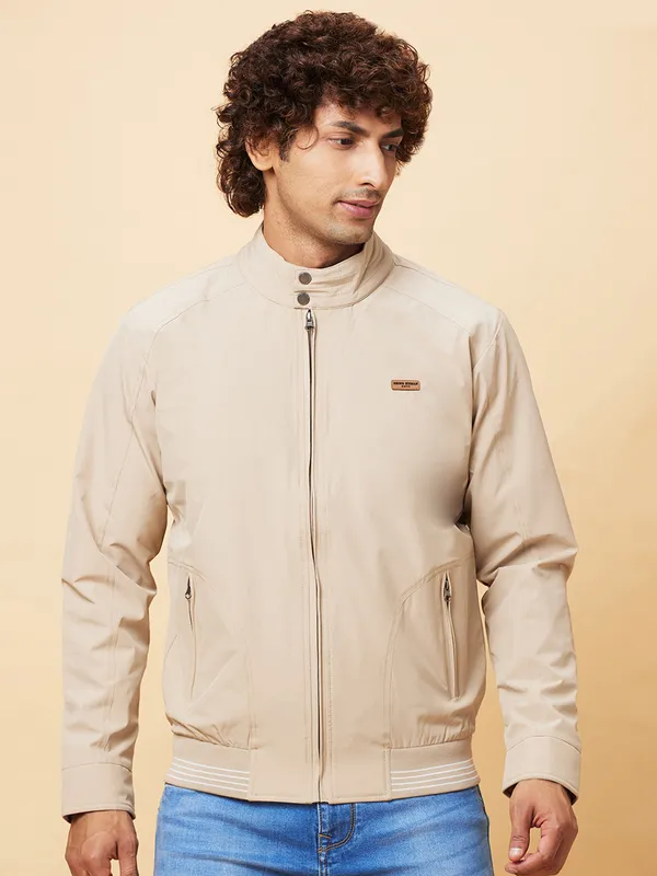 Being Human Clothing Mens-Top Jackets Camel