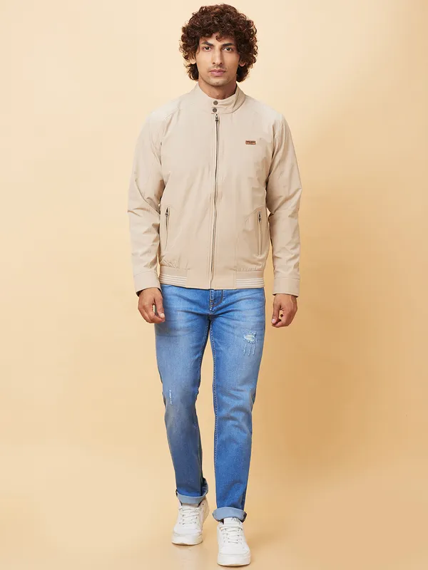 Being Human Clothing Mens-Top Jackets Camel