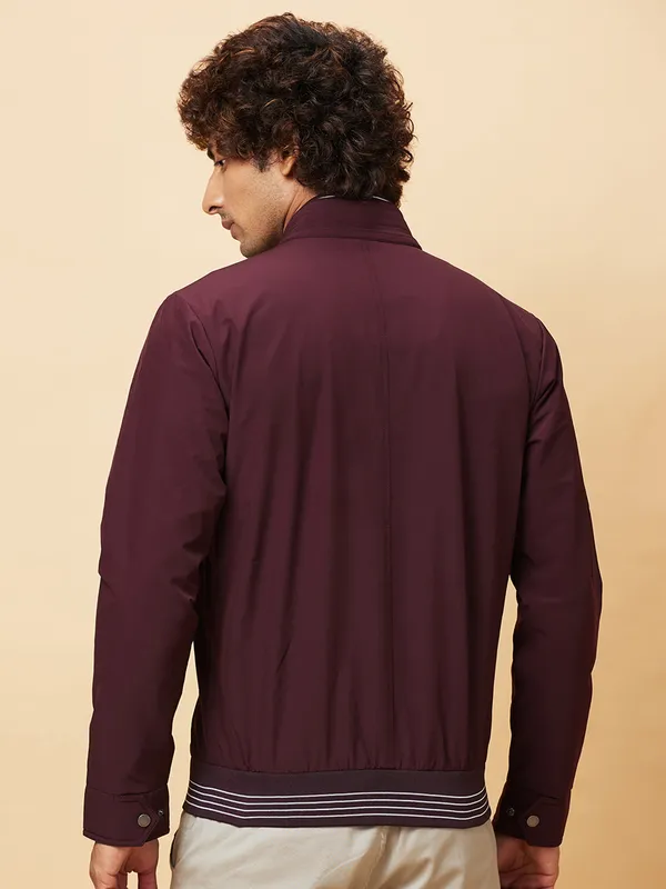 Being Human Clothing Mens-Top Jackets Wine