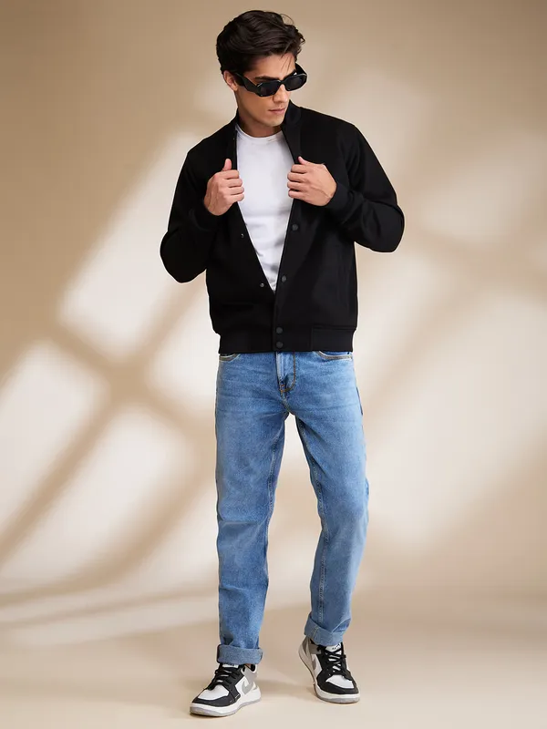 Being Human Mens-Top Jackets Black