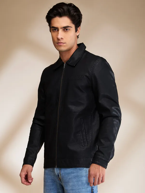 Being Human Clothing Mens-Top Jackets Black
