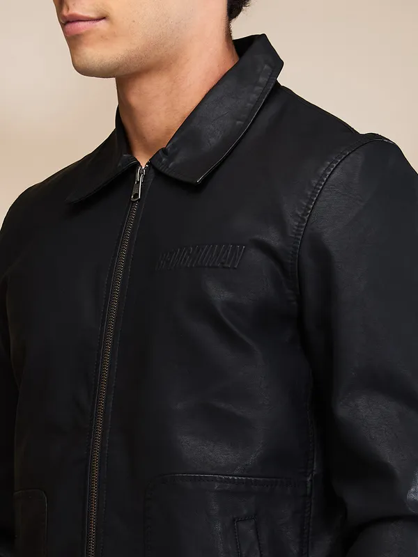 Being Human Clothing Mens-Top Jackets Black