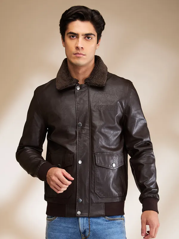 Being Human Mens-Top Jackets Brown