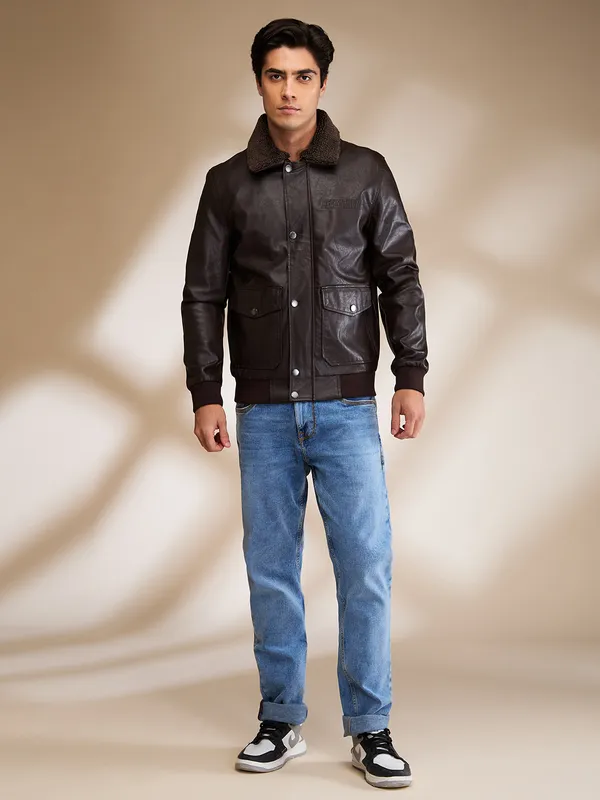 Being Human Mens-Top Jackets Brown