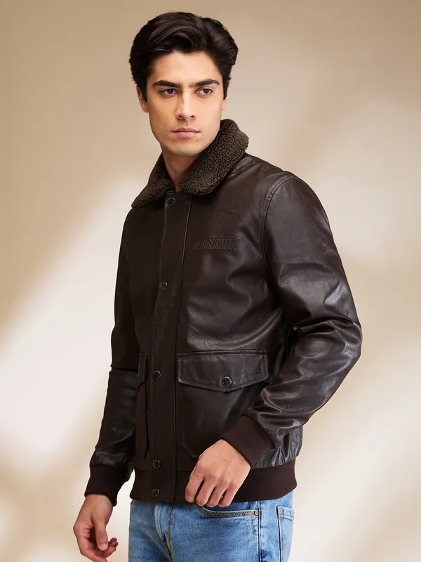 Being Human Mens-Top Jackets Brown