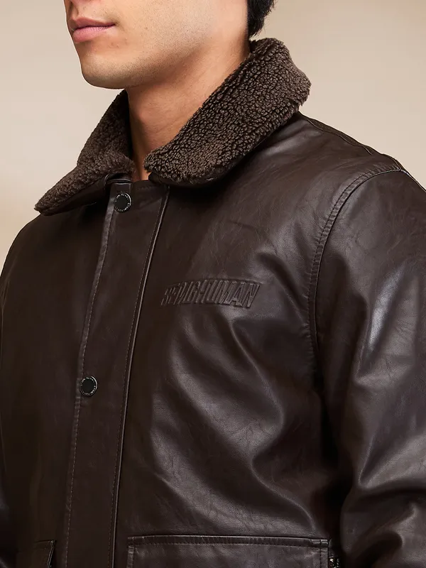 Being Human Mens-Top Jackets Brown