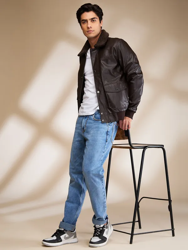 Being Human Mens-Top Jackets Brown