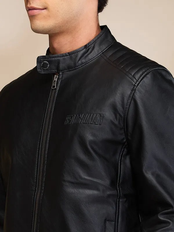 Being Human Mens-Top Jackets Black