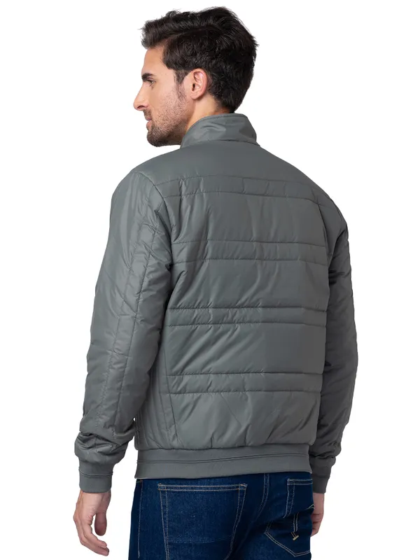 Being Human Regular Fit Men Collared Jackets-Grey