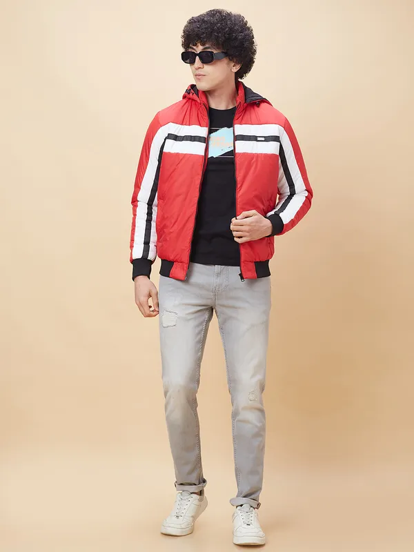 Being Human Men  Jackets-Red And White