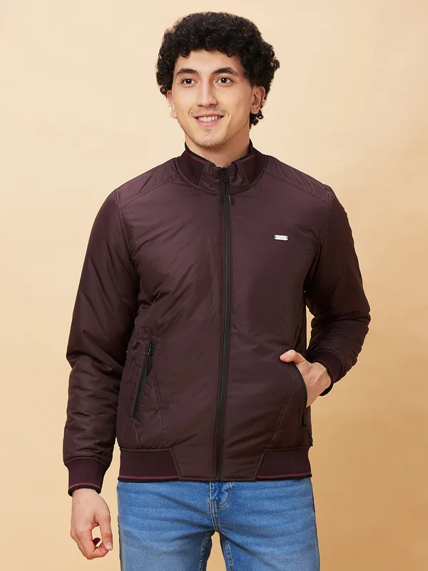 Being Human Men  Jackets-Cranberry