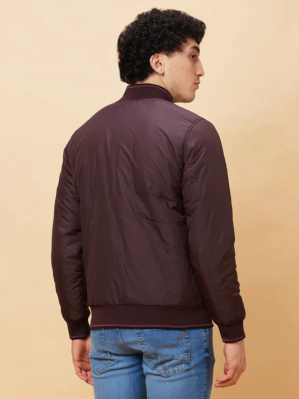 Being Human Men  Jackets-Cranberry