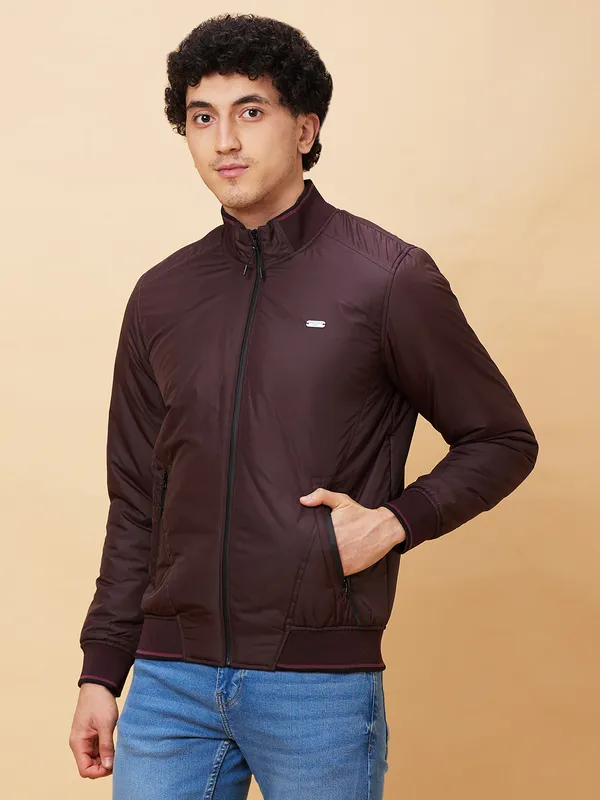 Being Human Men  Jackets-Cranberry