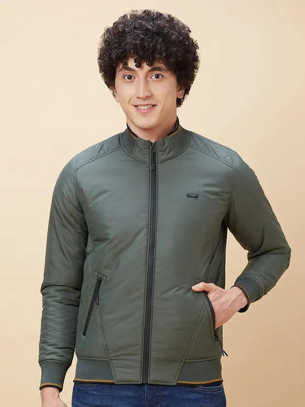 Being Human Men  Jackets-Olive