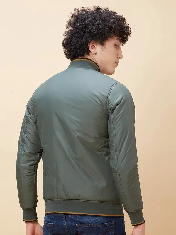 Being Human Men  Jackets-Olive