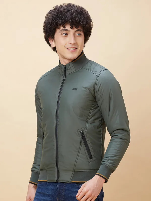 Being Human Men  Jackets-Olive