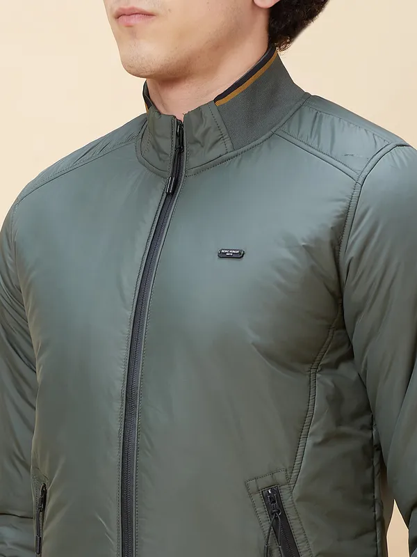 Being Human Men  Jackets-Olive
