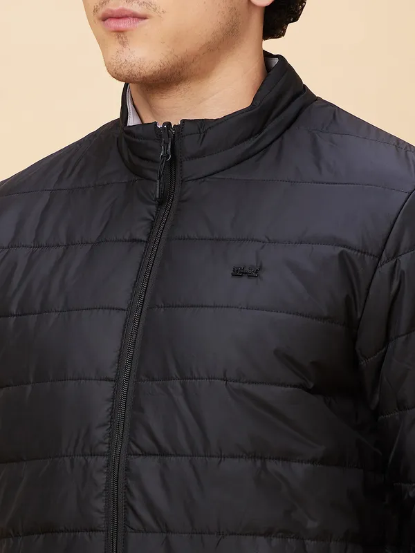 Being Human Clothing Men  Jackets-Black And Steel