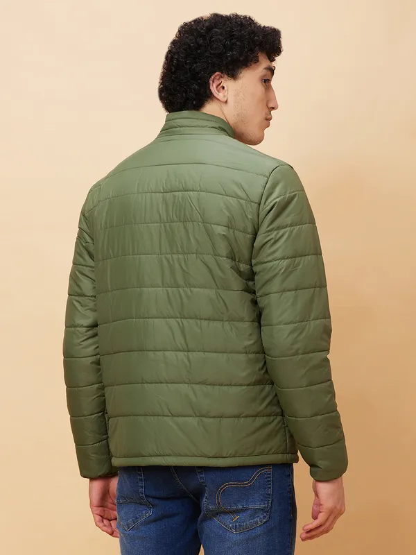 Being Human Men  Jackets-Olive And Air Force