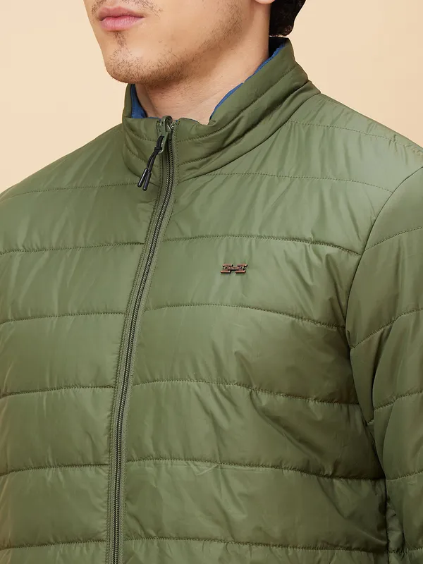 Being Human Men  Jackets-Olive And Air Force