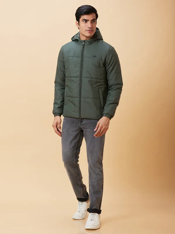 Being Human Men  Jackets-Olive