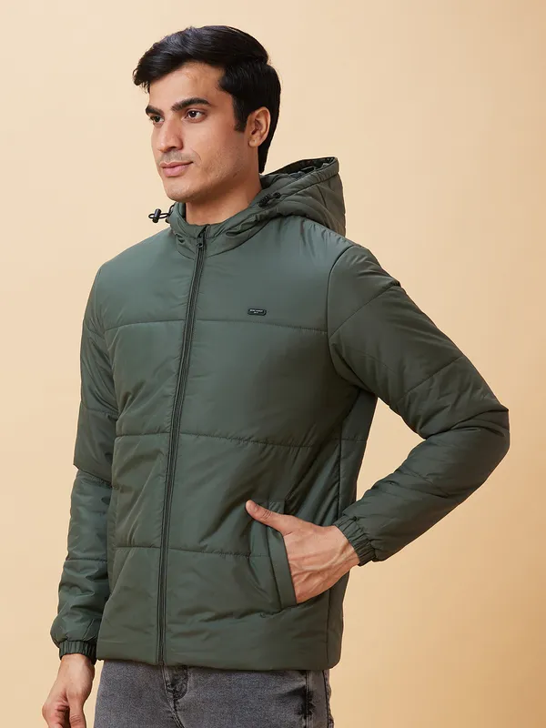 Being Human Men  Jackets-Olive