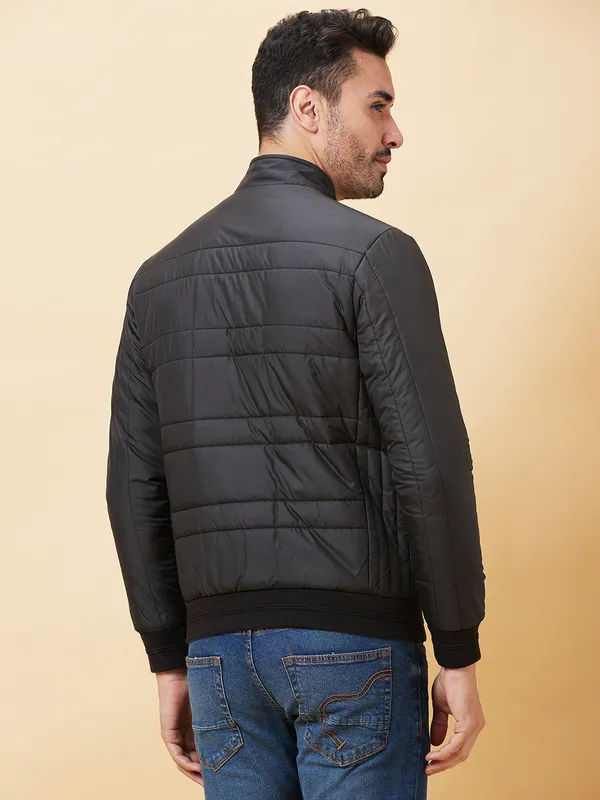 Being Human Clothing Men  Jackets-Black And Silver