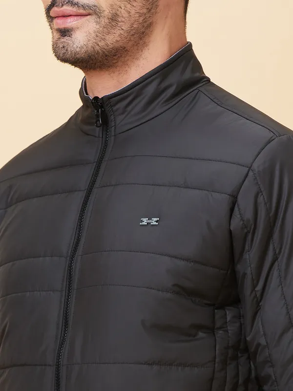 Being Human Clothing Men  Jackets-Black And Silver