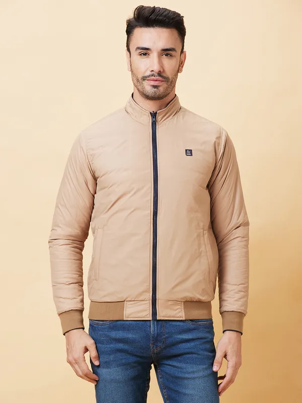 Being Human Clothing Men  Jackets-Navy And Khaki
